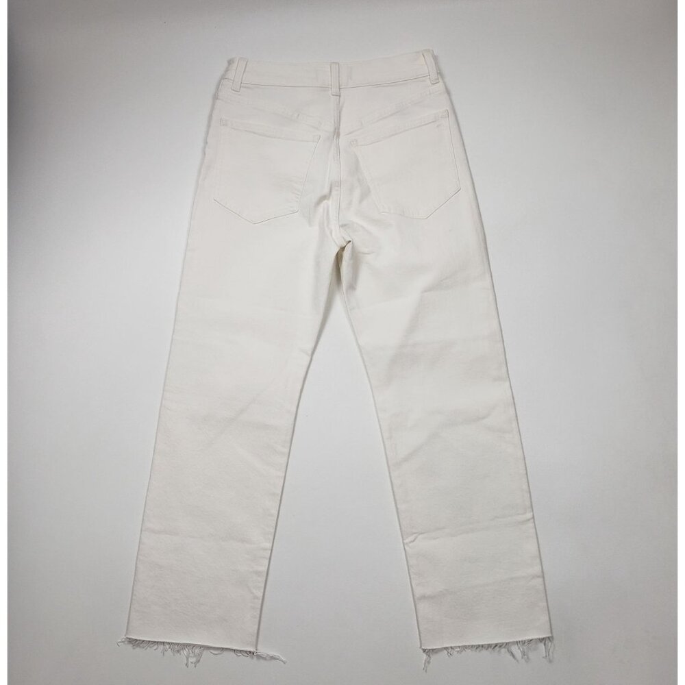 Madewell The Petite '90s Straight Crop Jean in Tile White Women's Size 25P NWT - Picture 14 of 16